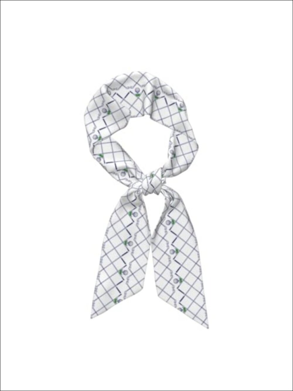 Polyester Fashion Scarf for Women Men Neck Hair Tie Handbag